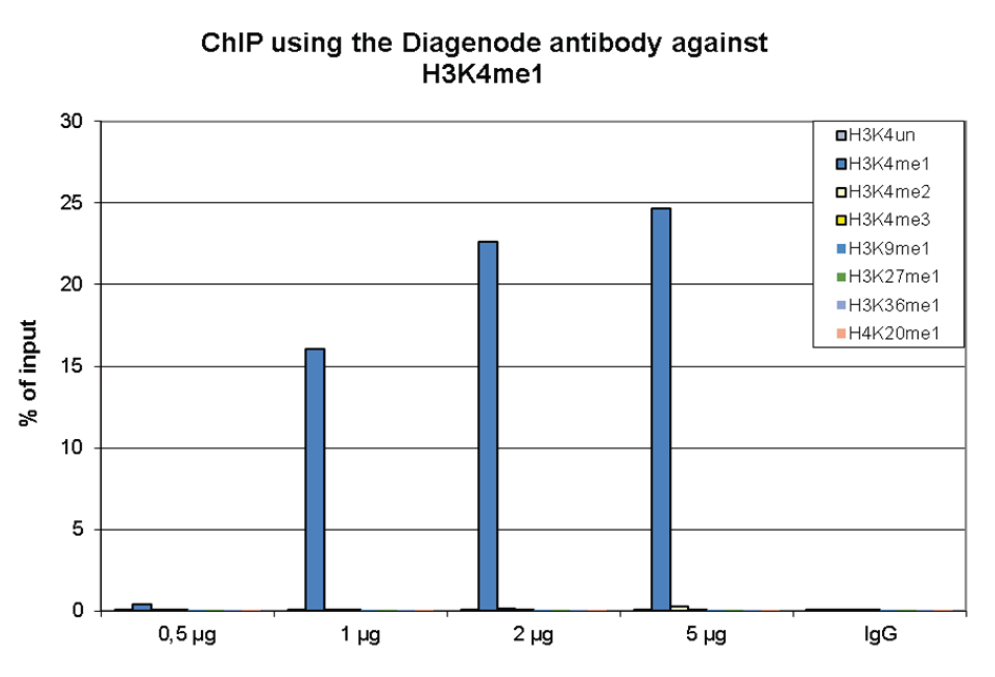 H3K4me1 Antibody for ChIP