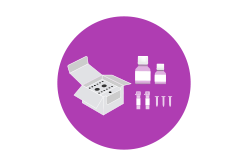 Library prep kit icon