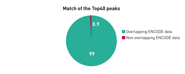 Match of the Top40 peaks